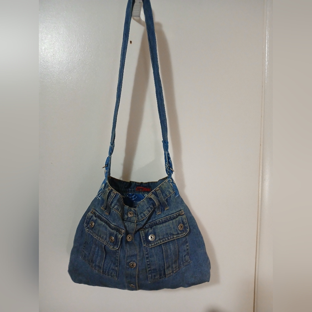 Denim StarRide Crossbdy Casual Bag Purse